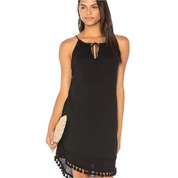 Michael Stars Mixed Media Halter Dress | Size M - Picture 1 of 8